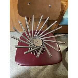 IBWell Creative Stainless Steel Rotating Fruit Basket Stand for Kitchen Count...